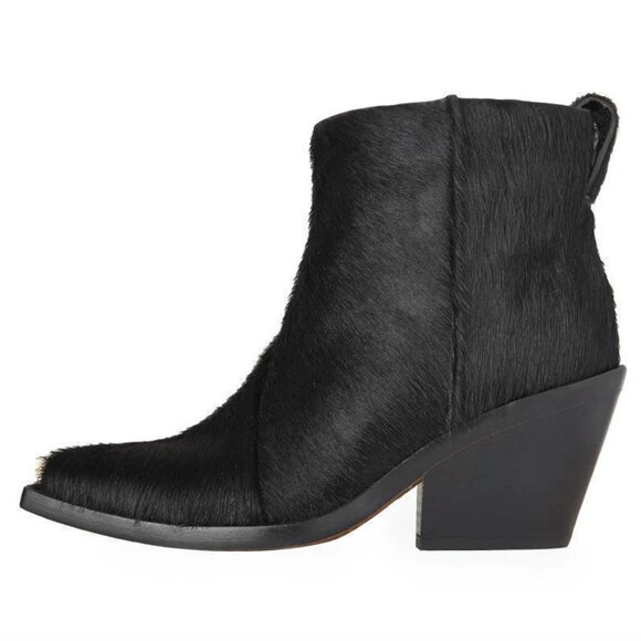 Acne Studios Donna Pony Pointy Boot Ankle Bootie Size 35 EU / 5 US